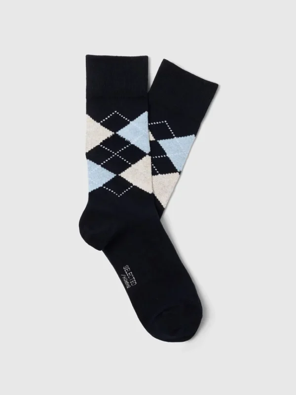 SELECTED ARGYLE STRUMPOR Blue New