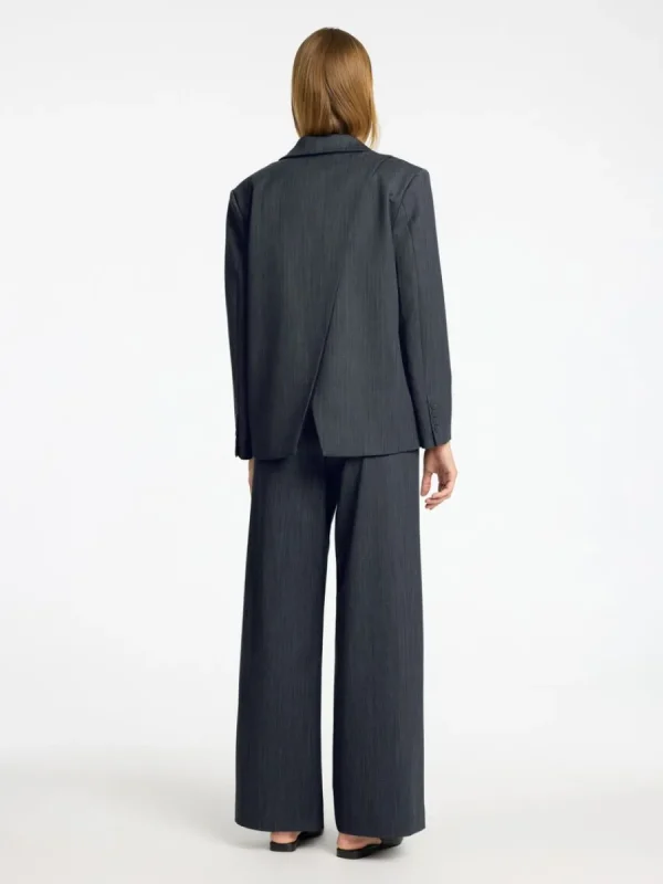 SELECTED ASYMMETRISK ÖVERDIMENSIONERAD KAVAJ Grey Hot