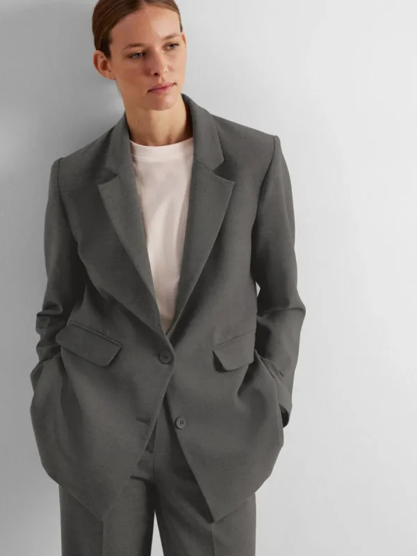 SELECTED AVSLAPPNAD KAVAJ Grey Cheap