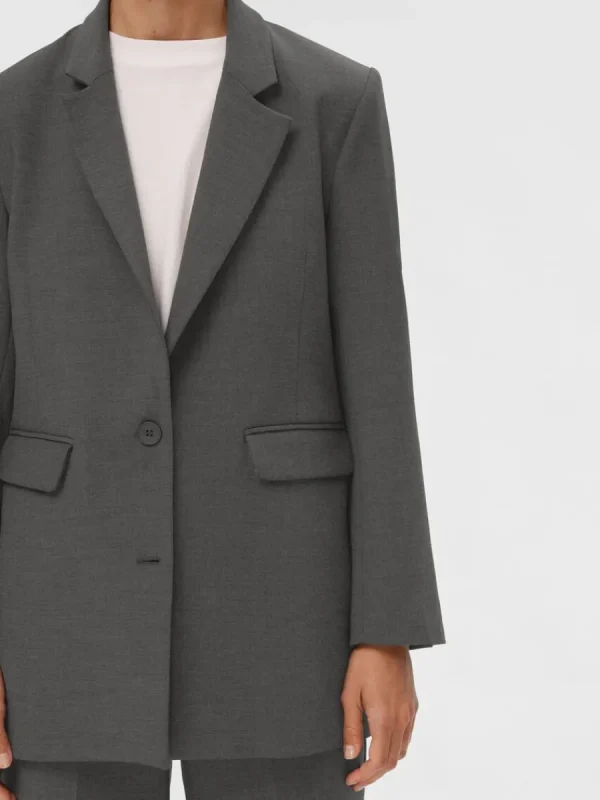 SELECTED AVSLAPPNAD KAVAJ Grey Cheap