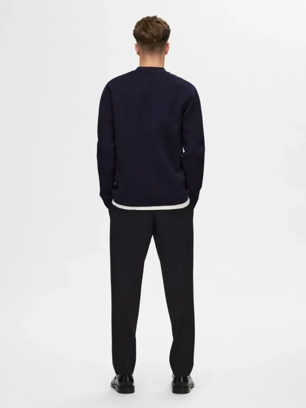 SELECTED AVSLAPPNAD KOFTA MED BLIXTLÅS Blue Best