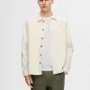 SELECTED AVSLAPPNAD PASSFORM SKJORTA Beige Cheap