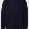 SELECTED AVSLAPPNAD PASSFORM STICKAD TRÖJA Blue New