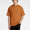 SELECTED AVSLAPPNAD PASSFORM T-SHIRT Orange Sale