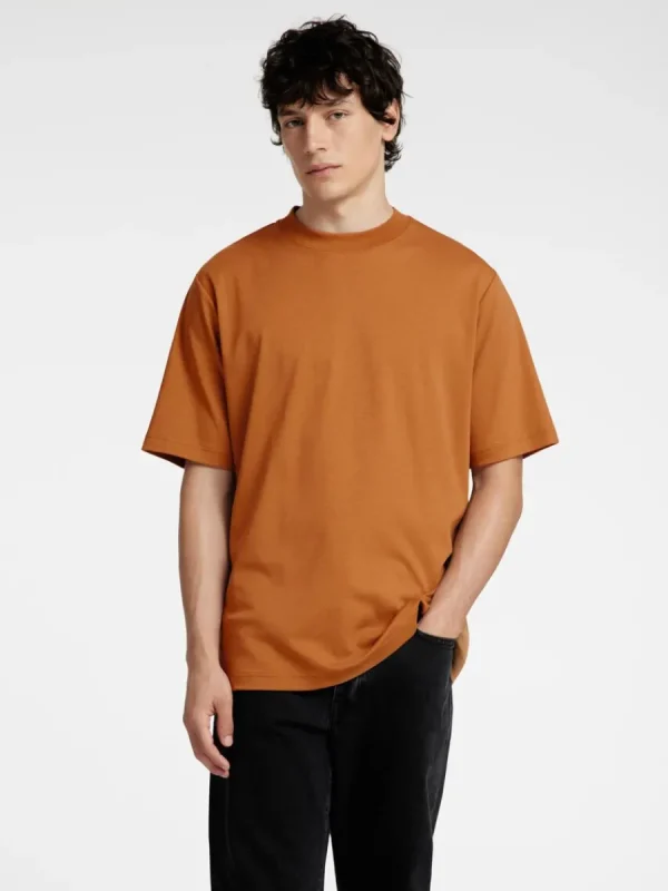 SELECTED AVSLAPPNAD PASSFORM T-SHIRT Orange Sale