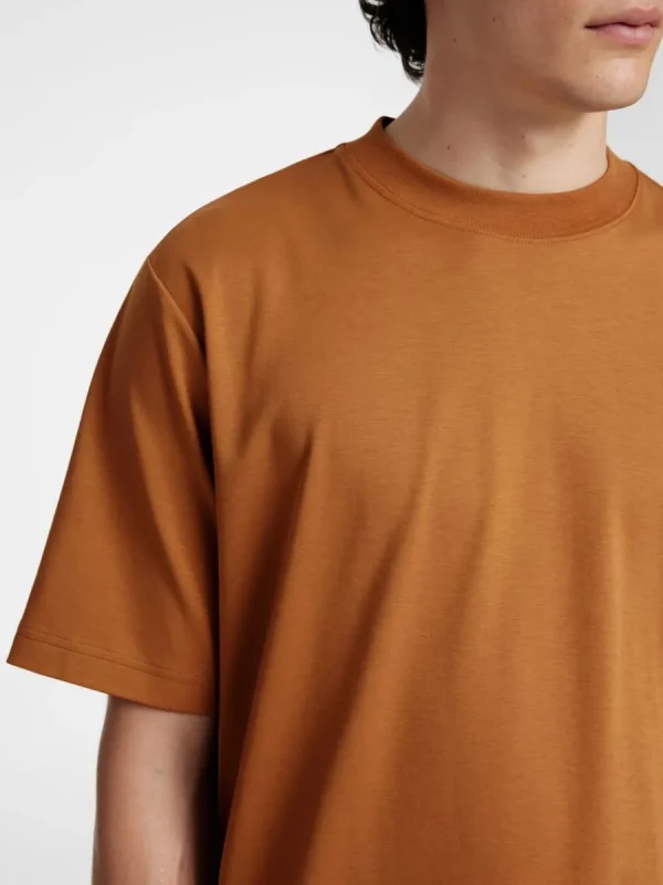 SELECTED AVSLAPPNAD PASSFORM T-SHIRT Orange Sale