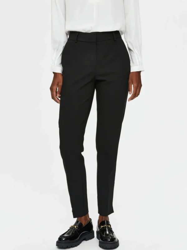 SELECTED AVSMALNANDE BYXOR Black Cheap