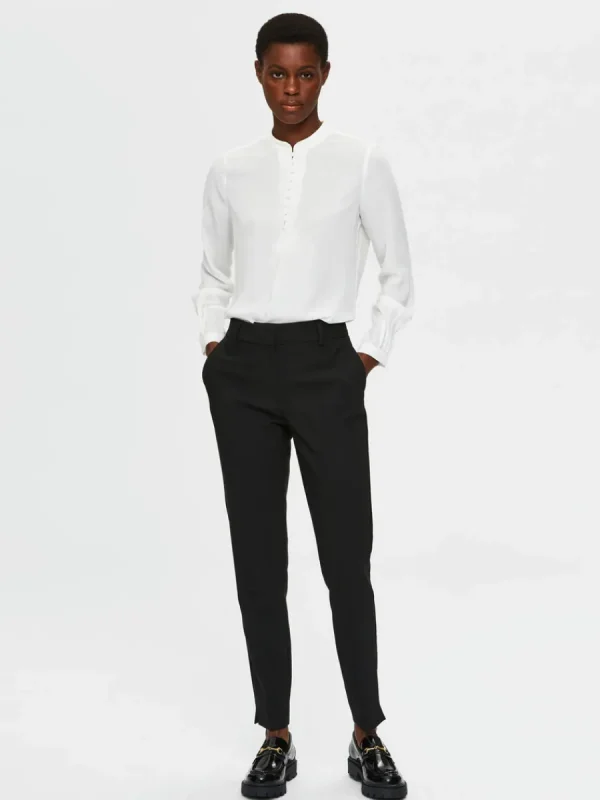 SELECTED AVSMALNANDE BYXOR Black Cheap