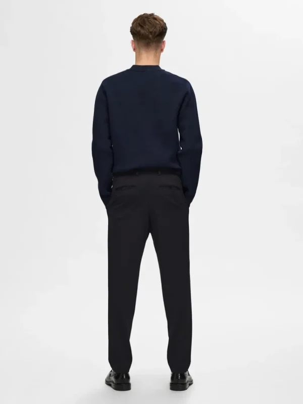 SELECTED AVSMALNANDE SLIM FIT-BYXOR Black Clearance