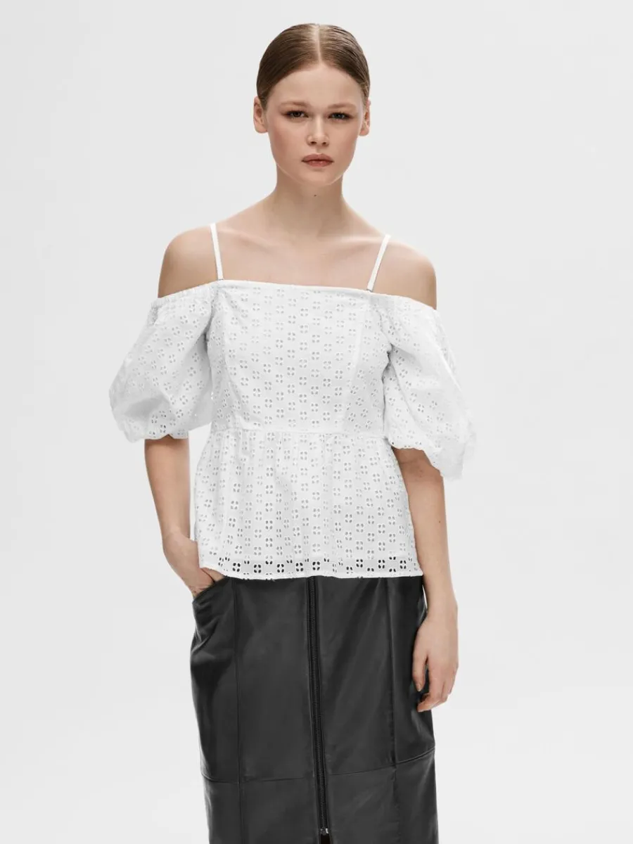 baraxlad_topp_0.webp SELECTED BARAXLAD TOPP White Fashion
