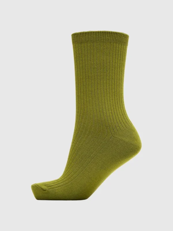 SELECTED BAS RIBBAD STRUMPOR Green Fashion