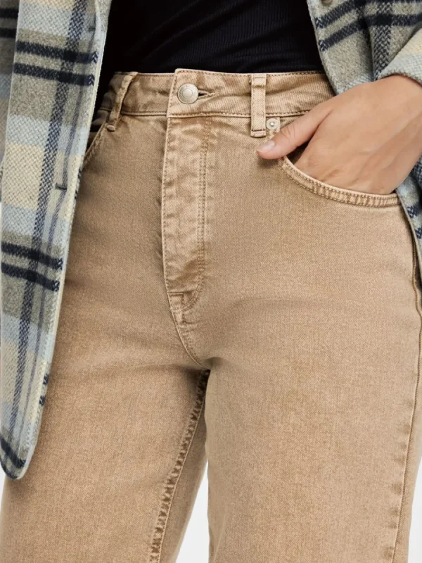 SELECTED VIDA JEANS Beige Shop