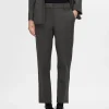 SELECTED BESKURNA AVSMALNANDE BYXOR Grey Hot
