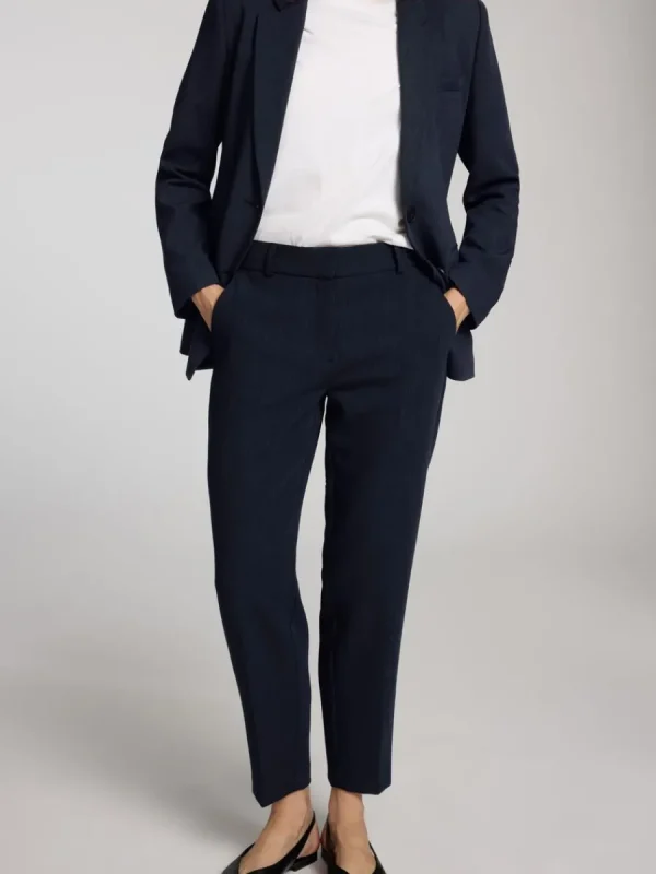 SELECTED BESKURNA AVSMALNANDE BYXOR Blue Shop