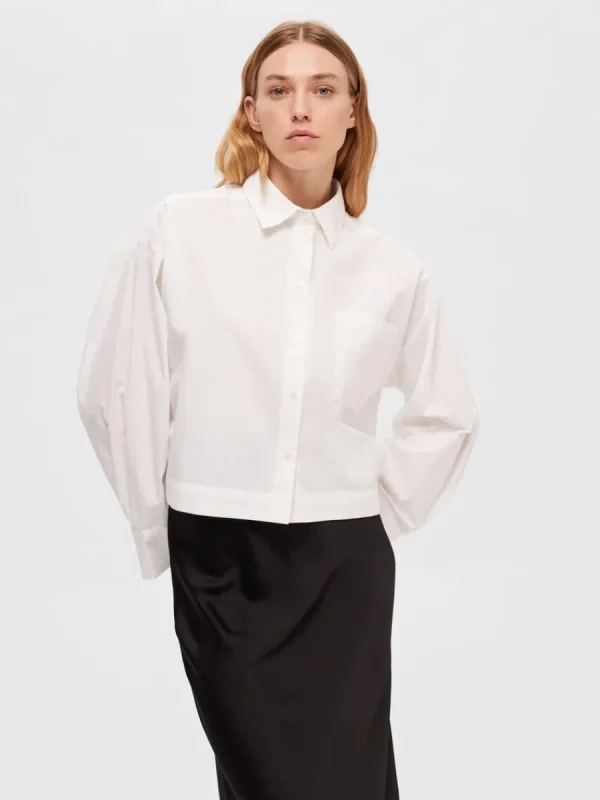 SELECTED BESKURNA SKJORTA White Cheap