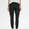 SELECTED BESKURNA SLIM FIT-BYXOR Black Hot