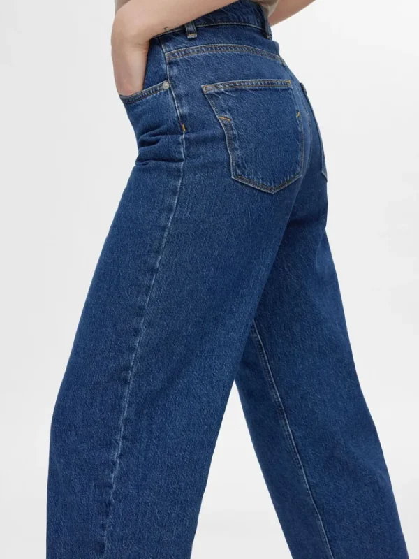 SELECTED BESKURNA STRAIGHT FIT-JEANS Blue Hot
