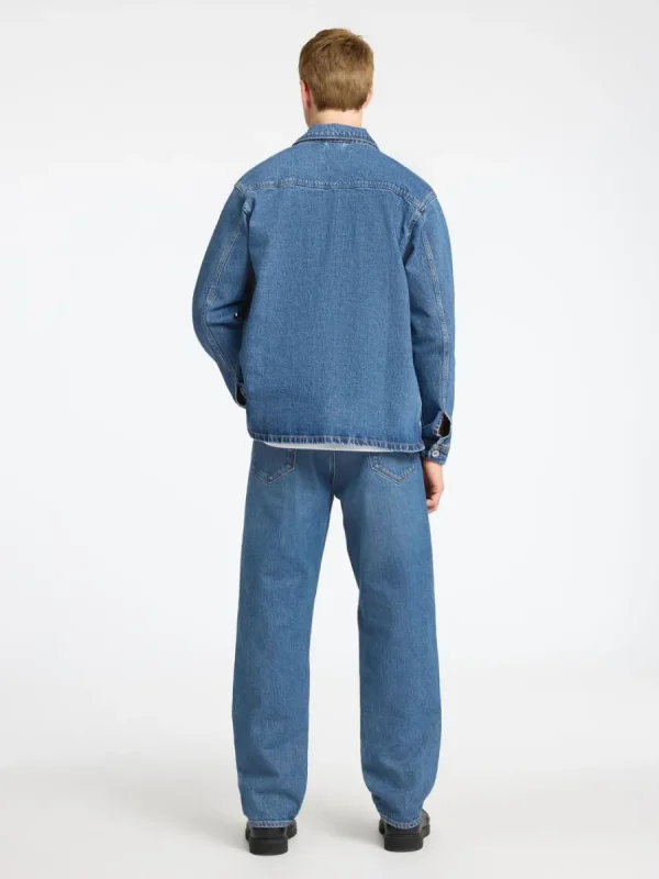 SELECTED BLÅ DENIM ÖVERSKJORTA Blue Hot