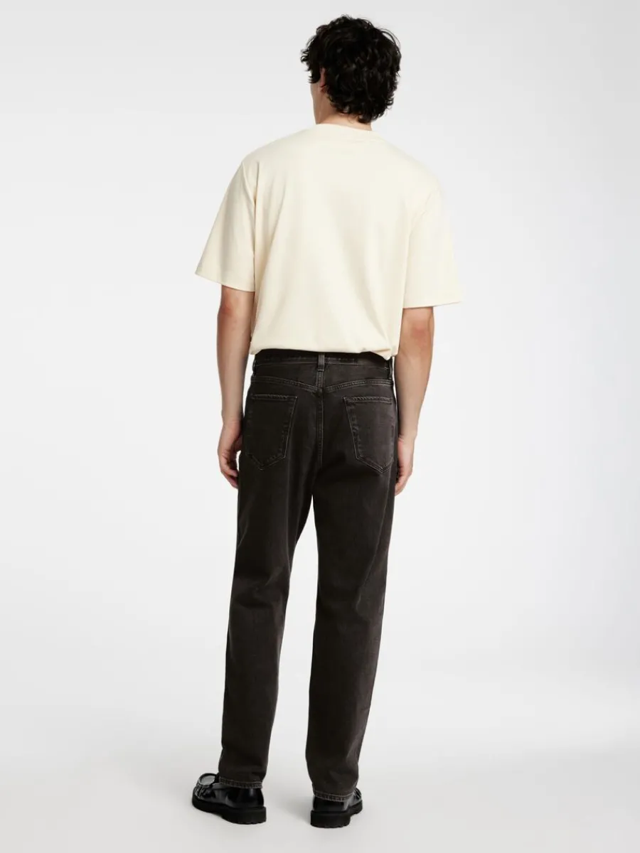 black_avsmalnande_jeans__1.webp SELECTED 190 AVSMALNANDE JEANS MED NORMAL PASSFORM Black Cheap
