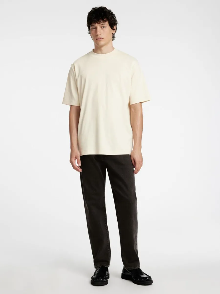 black_avsmalnande_jeans__2.webp SELECTED 190 AVSMALNANDE JEANS MED NORMAL PASSFORM Black Cheap