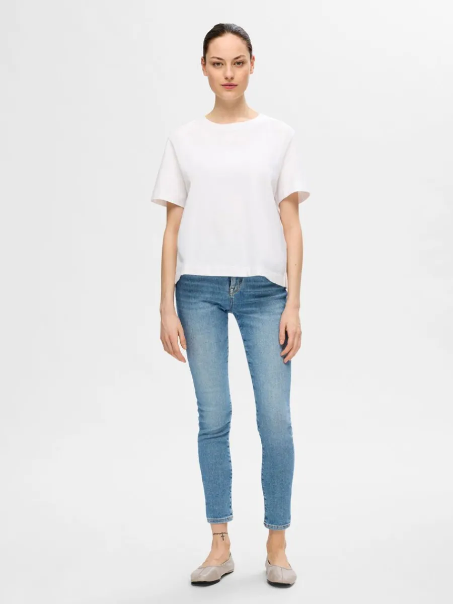 blekt_skinny_fitjeans_1.webp SELECTED BLEKT SKINNY FIT-JEANS Blue Sale