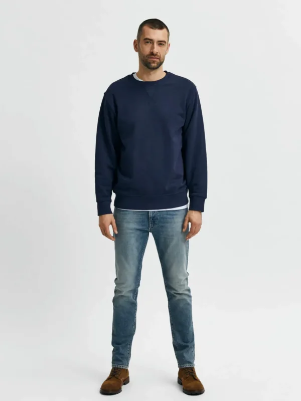 SELECTED BLEKT SLIM FIT-JEANS Blue Flash Sale