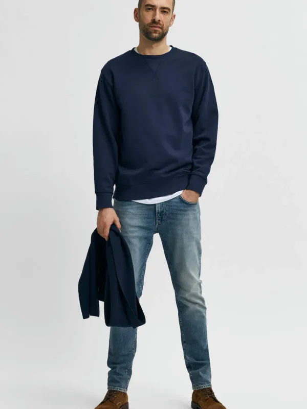 SELECTED BLEKT SLIM FIT-JEANS Blue Flash Sale