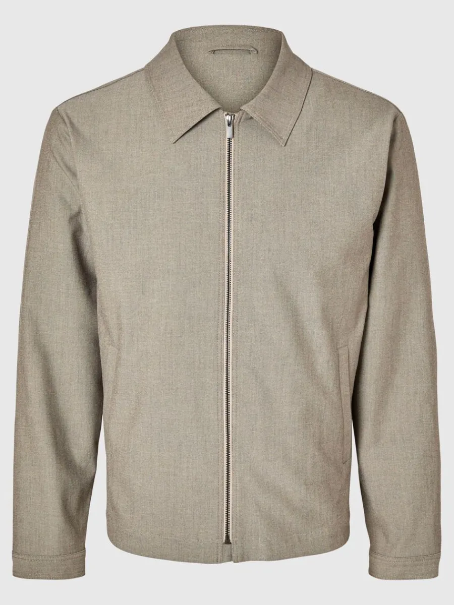 blixtlsfrsedd_jacka_4.webp SELECTED BLIXTLÅSFÖRSEDD JACKA Beige Clearance
