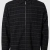SELECTED BLIXTLÅSFÖRSEDD ÖVERSKJORTA Black Hot