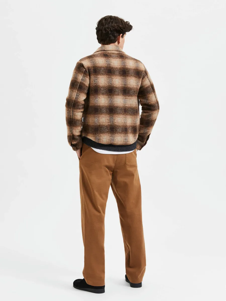 blixtlsstngning_jacka_1.webp SELECTED BLIXTLÅSSTÄNGNING JACKA Brown Online