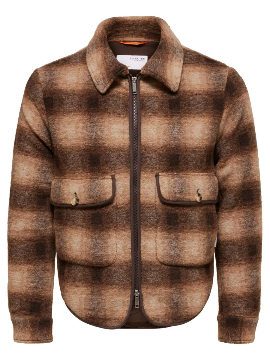 blixtlsstngning_jacka_4.webp SELECTED BLIXTLÅSSTÄNGNING JACKA Brown Online