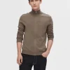 SELECTED BLIXTLÅSSTÄNGNING KOFTA Brown Outlet