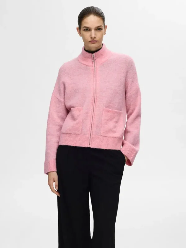 SELECTED BLIXTLÅSSTÄNGNING KOFTA Pink Clearance