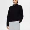 SELECTED BLIXTLÅSSTÄNGNING KOFTA Black Sale
