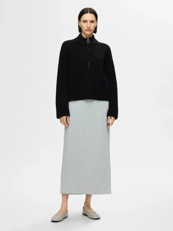 SELECTED BLIXTLÅSSTÄNGNING KOFTA Black Sale