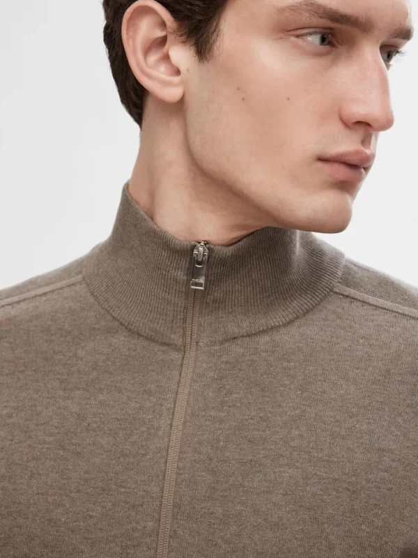 SELECTED BLIXTLÅSSTÄNGNING KOFTA Brown Outlet