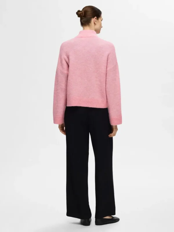 SELECTED BLIXTLÅSSTÄNGNING KOFTA Pink Clearance