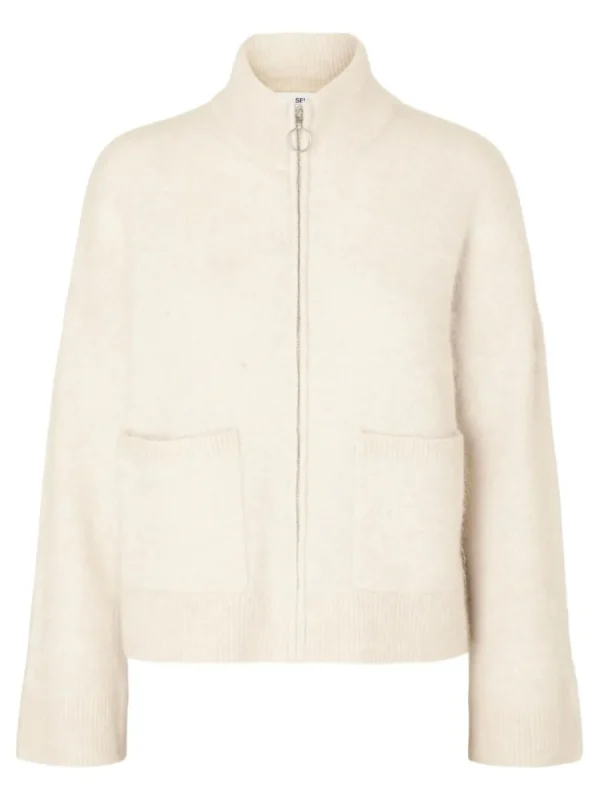 SELECTED BLIXTLÅSSTÄNGNING KOFTA Beige Outlet