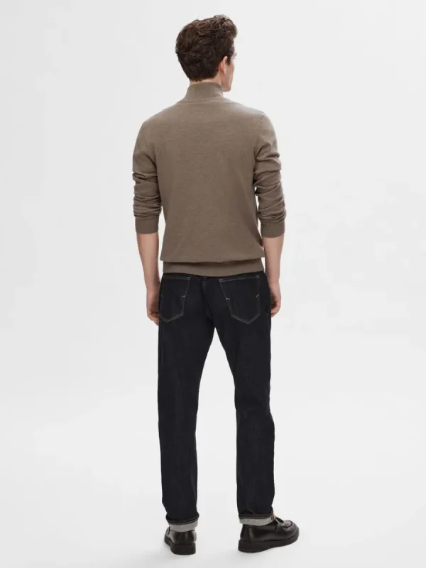 SELECTED BLIXTLÅSSTÄNGNING KOFTA Brown Outlet