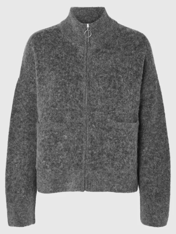 SELECTED BLIXTLÅSSTÄNGNING KOFTA Grey Flash Sale