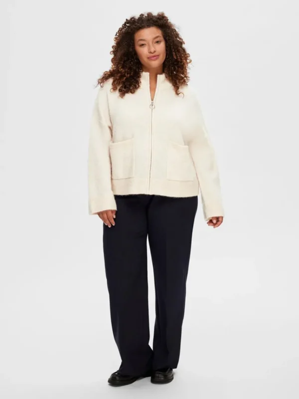 SELECTED BLIXTLÅSSTÄNGNING KOFTA Beige Outlet