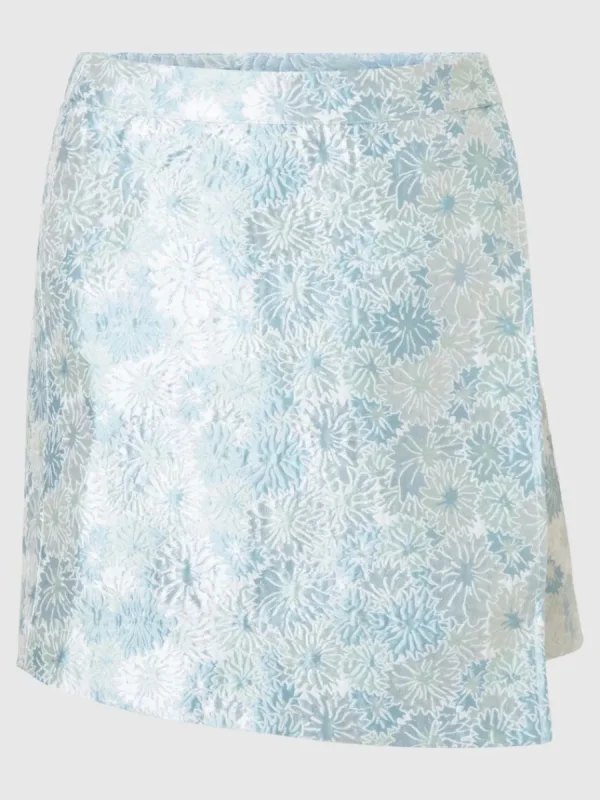 SELECTED BLOMMIG JACQUARD MINIKJOL Blue Online