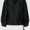 SELECTED BLOMMIG JACQUARD OMLOTTBLUS Green Discount