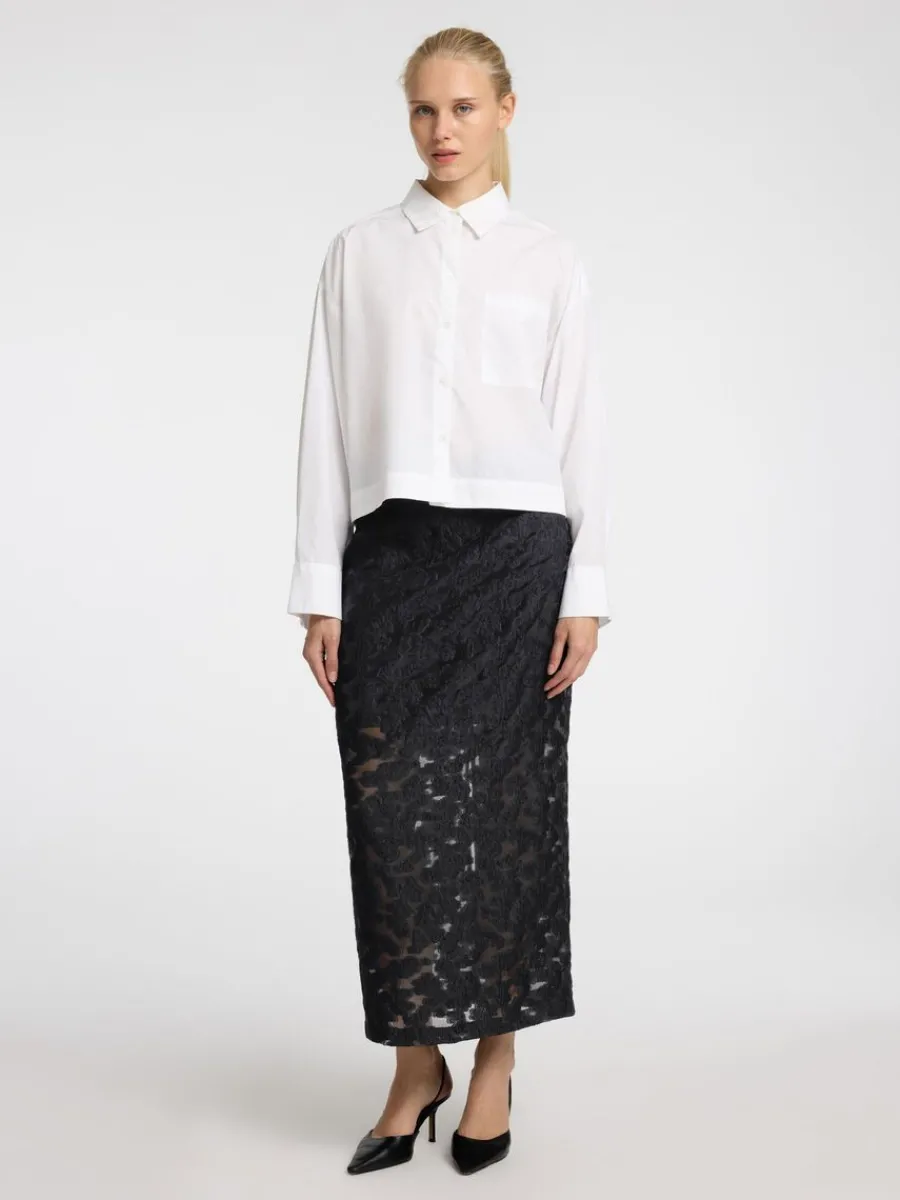 blomstertryckt_maxikjol_2.webp SELECTED BLOMSTERTRYCKT MAXIKJOL Black Best