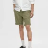SELECTED BOMULL FLEX SHORTS Green Fashion