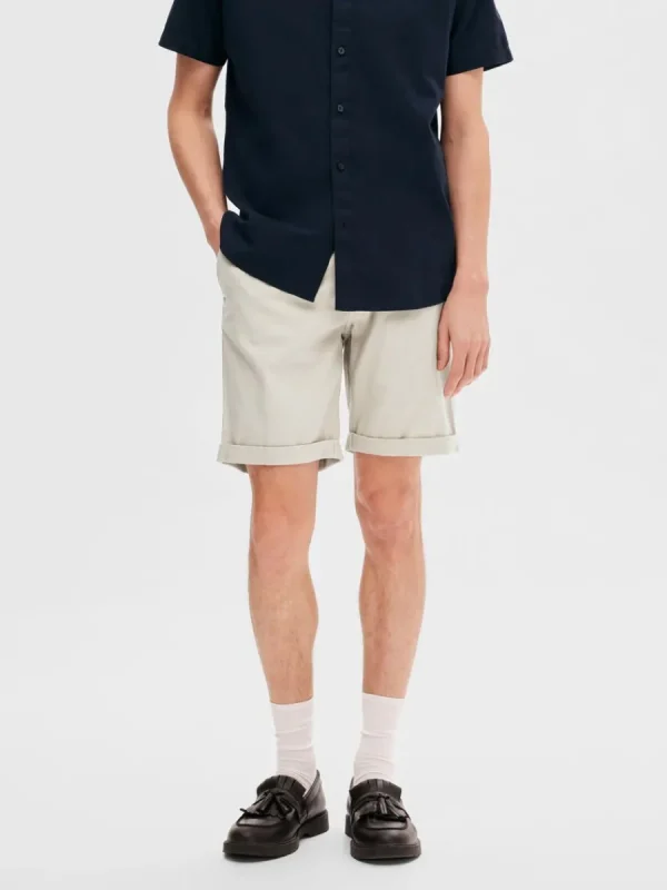 SELECTED BOMULL FLEX SHORTS Beige Discount