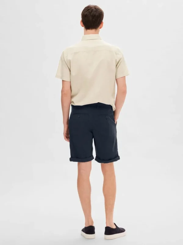 SELECTED BOMULL FLEX SHORTS Blue Fashion