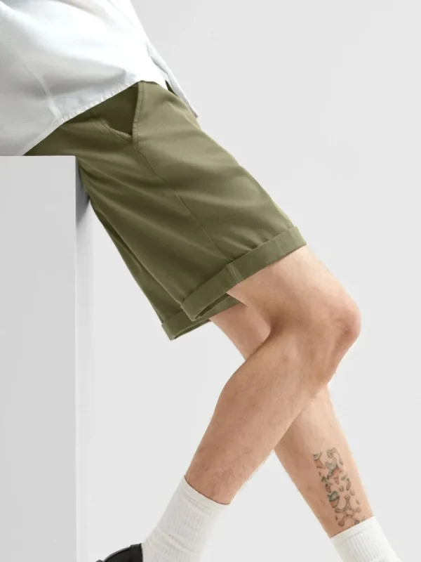SELECTED BOMULL FLEX SHORTS Green Fashion