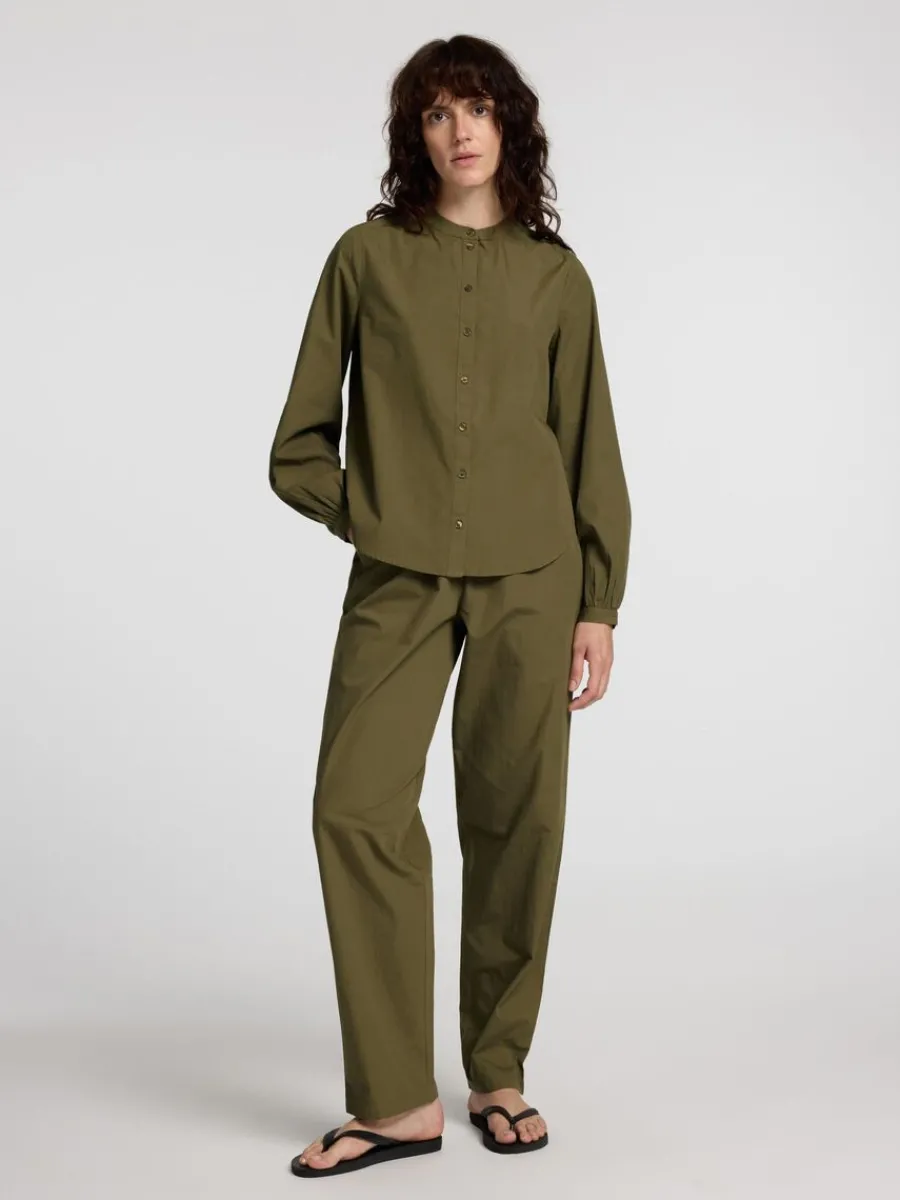 bomull_lngrmad_skjorta_1.webp SELECTED 100% BOMULL LÅNGÄRMAD SKJORTA Green Cheap