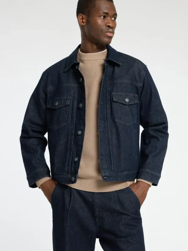 SELECTED 100% BOMULL RUNDRINGAD TRÖJA Beige Sale